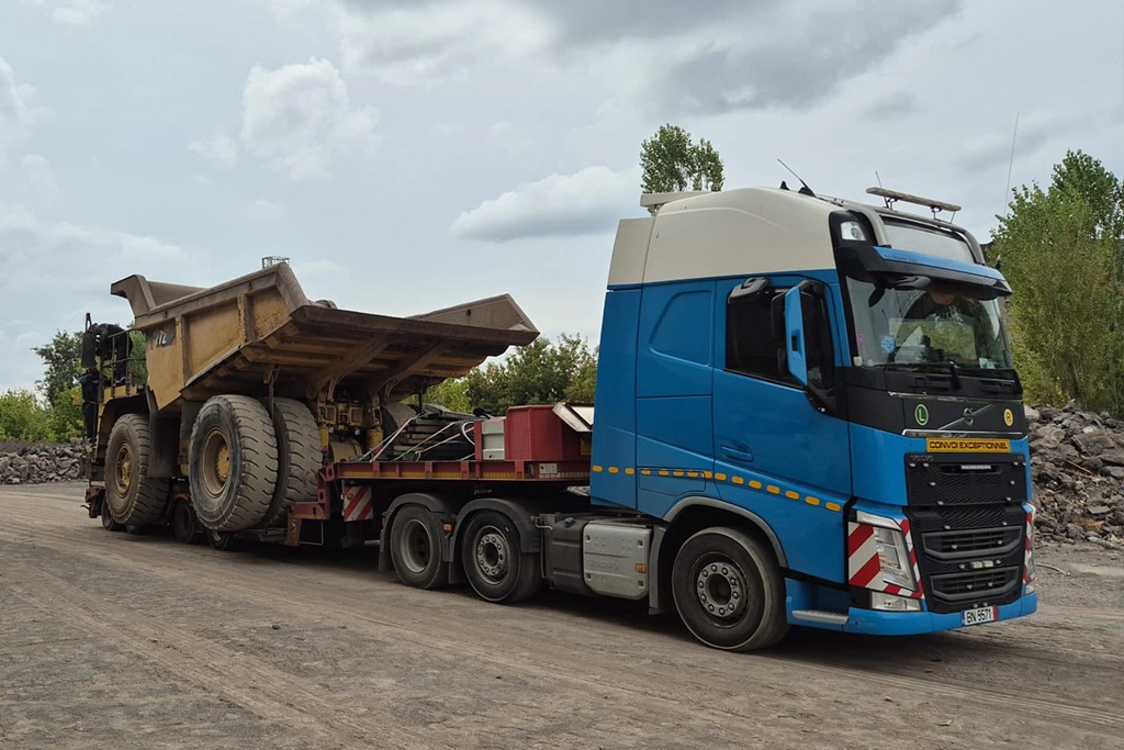 Transport agabaritic de utilaje miniere oriunde in Europa