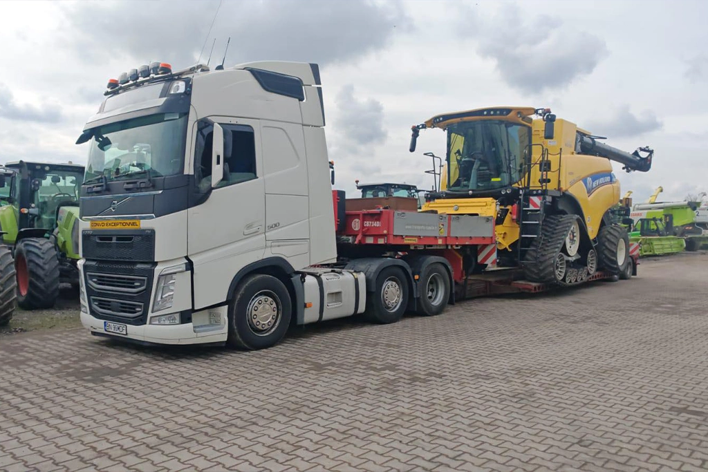 Transport de utilaje agricole si de constructii oriunde in Europa